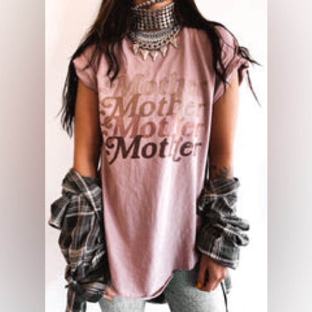 Pebby Forevee Mother Side Slit Tee